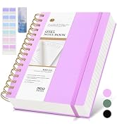 MUAHLIUB Spiral Notebook Journal College Ruled, 360 Pages Lined Thick Journals for Women Men, A5 ...