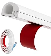 39" Side Open One Cord Hider (<1/4") for Wall Mounted Tv,Silicone Flexible Cable Cover to Hide Co...