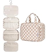 Narwey Hanging Toiletry Bag for Women Travel Makeup Bag Organizer Toiletries Bag for Travel Size ...