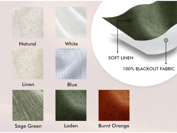 olive green curtains