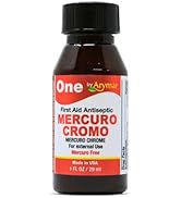 Arymar Mercuro Chrome Antiseptic Solution 1?fl?oz. First Aid Topical Liquid for Minor Cuts, Scrap...