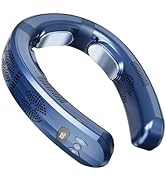 QYKCGQ Portable Neck Fan Fit For Mini Air Conditioner Cooler Bladeless Fan 6000mAh USB Rechargeab...