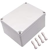 Taiss IP67 Junction Box ABS Plastic Outdoor Waterproof Dustproof DIY Case Electrical Project Box,...