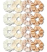 IVARYSS Satin Scrunchies for Women, Soft Than Silk for Hair, Fashion Ties and Bands for Thin | Th...