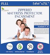 full size bed 54x75 zippered bed bug mattress encasements protectors