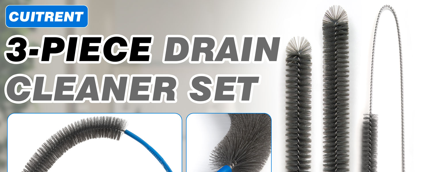 Refrigerator Coil Cleaning Brush,Sewer Set Brush Clog Remover