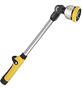 FANHAO 16 Inches Garden Watering Wand, 180° Rotating Head Hose Wand with Thumb Control Shut Off V...