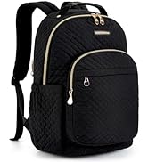 LIGHT FLIGHT Travel Laptop Backpack Women, 15.6 Inch Anti Theft Laptop Backpack with USB Charging...