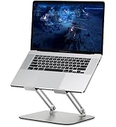 Foldable Portable Laptop Computer Stand, Well-Built Adjustable Folding Anti-Skid Raise Tilt Align...