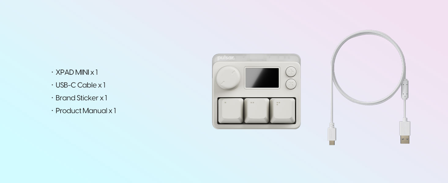 Pulsar Lab XPad Mini White