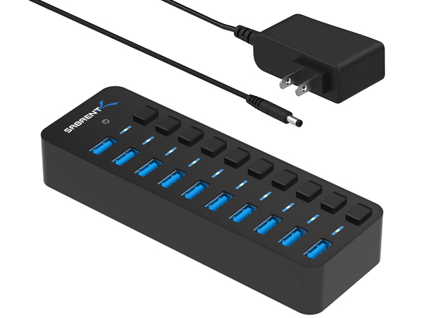 10 port usb hub