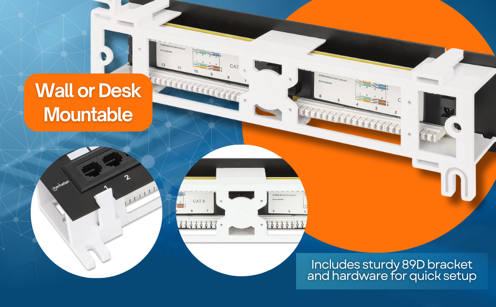 Cable Support Bar Included | Clean & Tidy Management