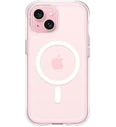ORNARTO Air Case for iPhone 15 Clear, Compatible with MagSafe, Military-Grade Drop Protection Cov...