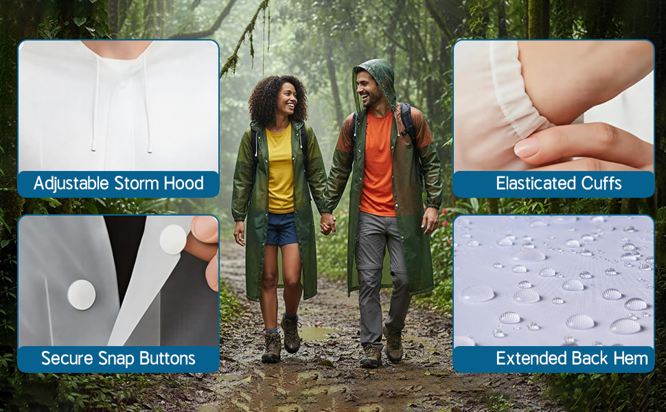 Reusable Transparent Poncho