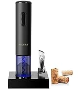 Secura Electric Wine Opener, Automatic Electric Wine Bottle Corkscrew Opener with Foil Cutter, Re...