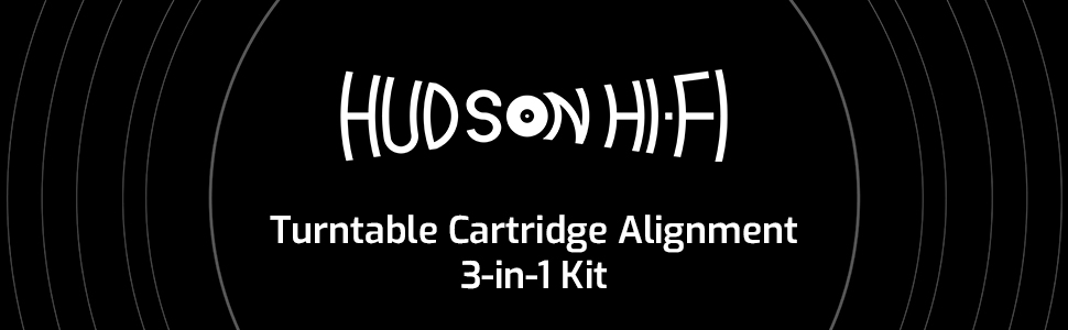 Turntable Cartridge Alignment 3-in-1 Kit
