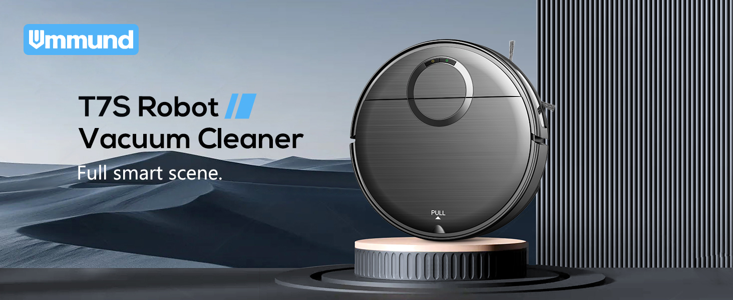 (blue)robot vacuum T7S Display - PC