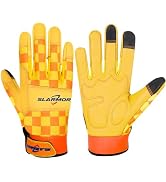SLARMOR Gardening Gloves for Women,Touchscreen Leather Work Gloves,Thorn Proof & Puncture Resista...
