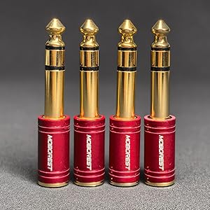 1/4 Male to 1/8 Female Pure Copper Adapter