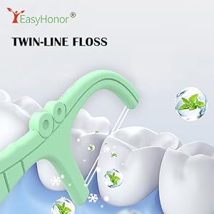 twin-line floss picks