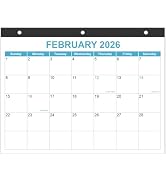 2026-2027 Calendar for 3 Ring Binder - Desk Calendar 2026-2027 from April 2026 - June 2027, 15 Mo...