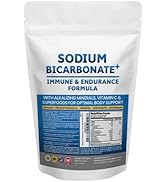 Sodium Bicarbonate+ Immune & Endurance Formula w/Baking Soda Aluminum Free, Potassium, Magnesium,...
