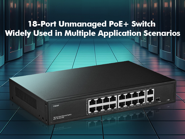 16-port gigabit poe switch