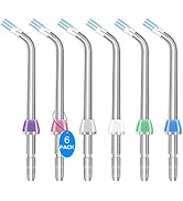 Flosser Replacement Tips for Waterpik Water Flosser,Plaque Seeker Replacement Tips Compatible wit...