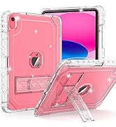 ZoneFoker Case for iPad 10th Generation 10.9 inch 2022, Heavy Duty Shockproof Rugged Protective w...