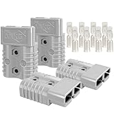 ANKG 4PCS 1/0 Gauge 175Amp Battery Quick Disconnect,12v-36v Batteries Quick Connect/Disconnect Pl...