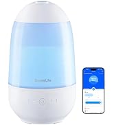 GoveeLife Humidifiers for Bedroom, Smart Cool Mist Air Humidifier for Baby, Nursery, Plants, Easy...