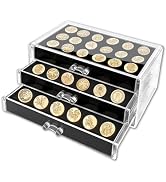 YOLAKIS Wax Seal Stamp Storage 54-Slot Wax Seal Stamp Heads Storage Case Great Tool for Sealing S...