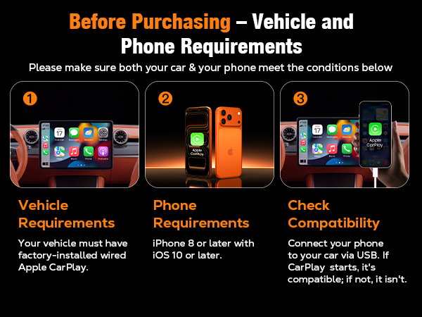 Mini Wireless CarPlay Adapter for iPhone