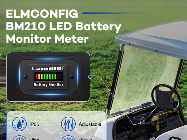 golf cart battery meter