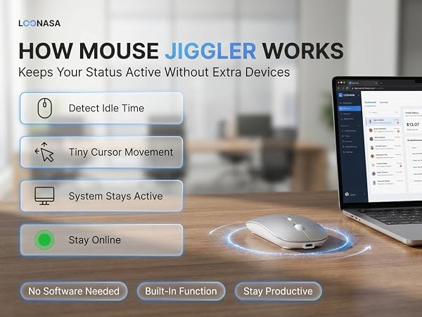 jiggler silver mouse