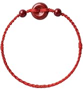 yautja Lucky Red String Bracelet Handmade Adjustable Red Bracelet Chinese Spiritual Protection Fe...