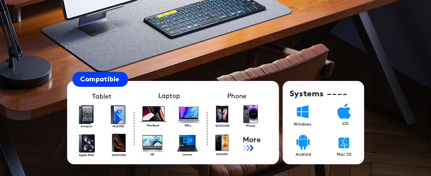 Samsers Foldable keyboard