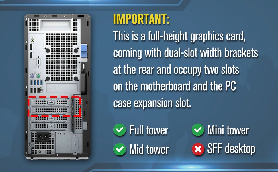 SRhonyra SR105TD5M4G1 multi-display graphics card PC case compatibility