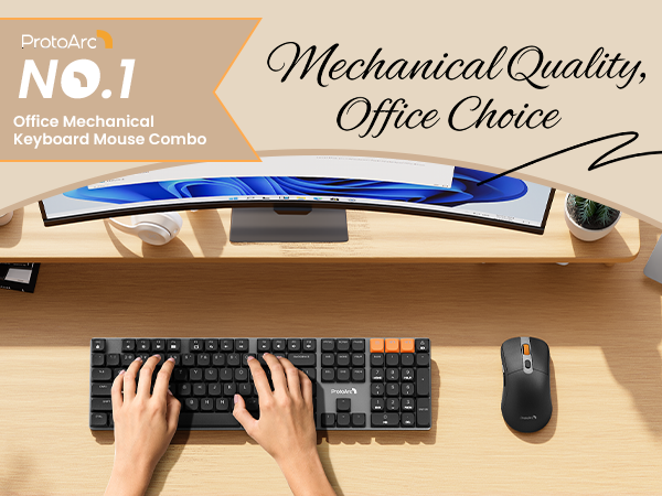 mechanical wireless keyboard and mouse