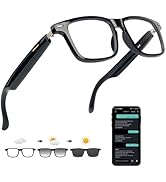Ai Translation Smart Glasses with Chat GPT, Bluetooth 5.4 for Men Women with 150 Language & Accen...