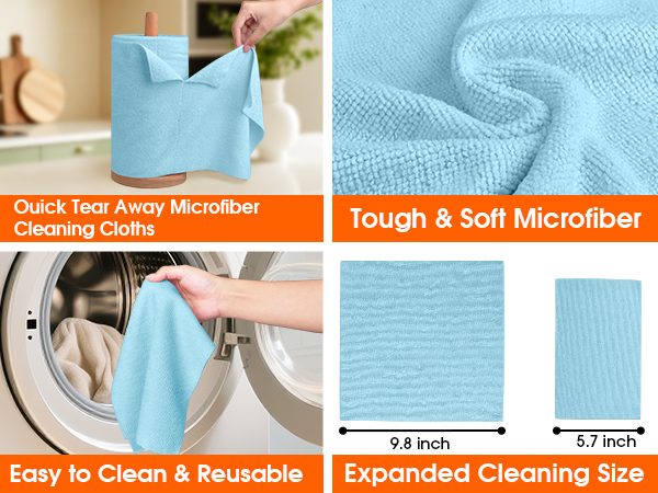 Tear Away Microfiber Towels
