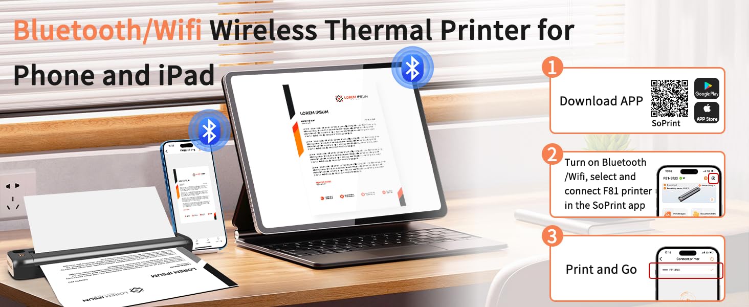 Bluetooth/Wifi Connection for Phone and iPad