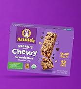Annies Organic Chewy Granola Bars, Chocolate Chip, 12 ct