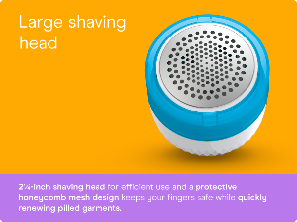 Conair fabric shaver sweater lint depiller defuzzer clothing adjustable large head revive furniture