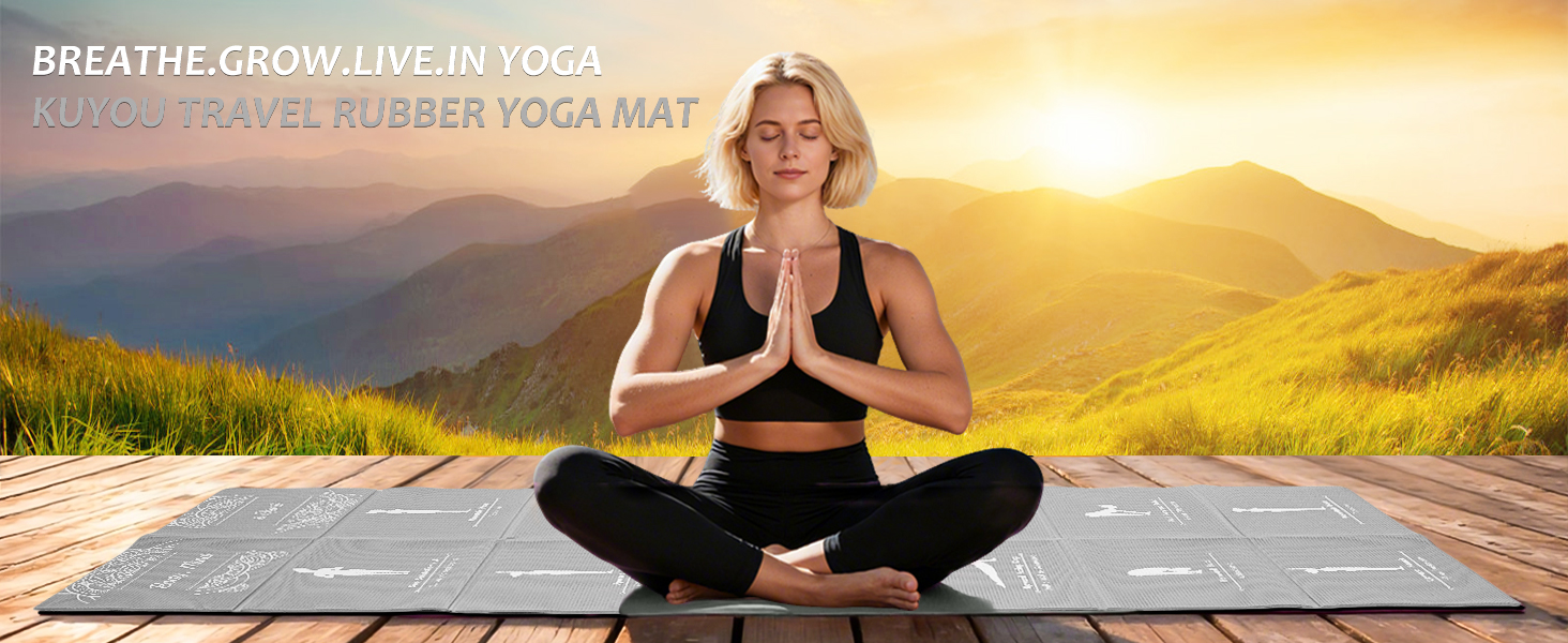 Foldable Yoga Mat for Women