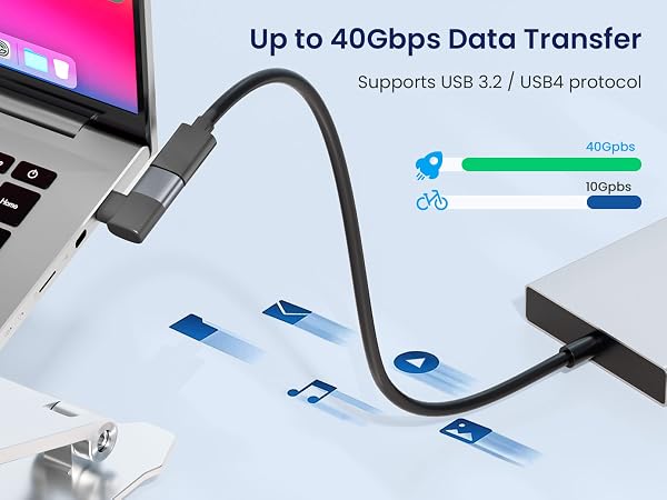 ANGLE USB C EXTENDER ADAPTER