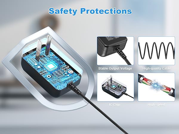 Power Adapter Charging Cord Power Supply Charger Replacement for car jump starter booster es2500