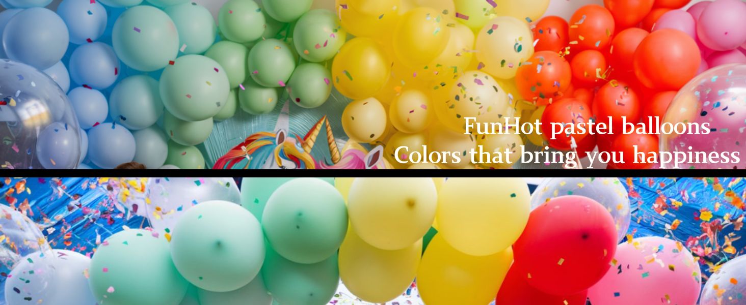 pastel balloons