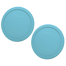 Pyrex 7402-PC 7-Cup Turquoise Side View