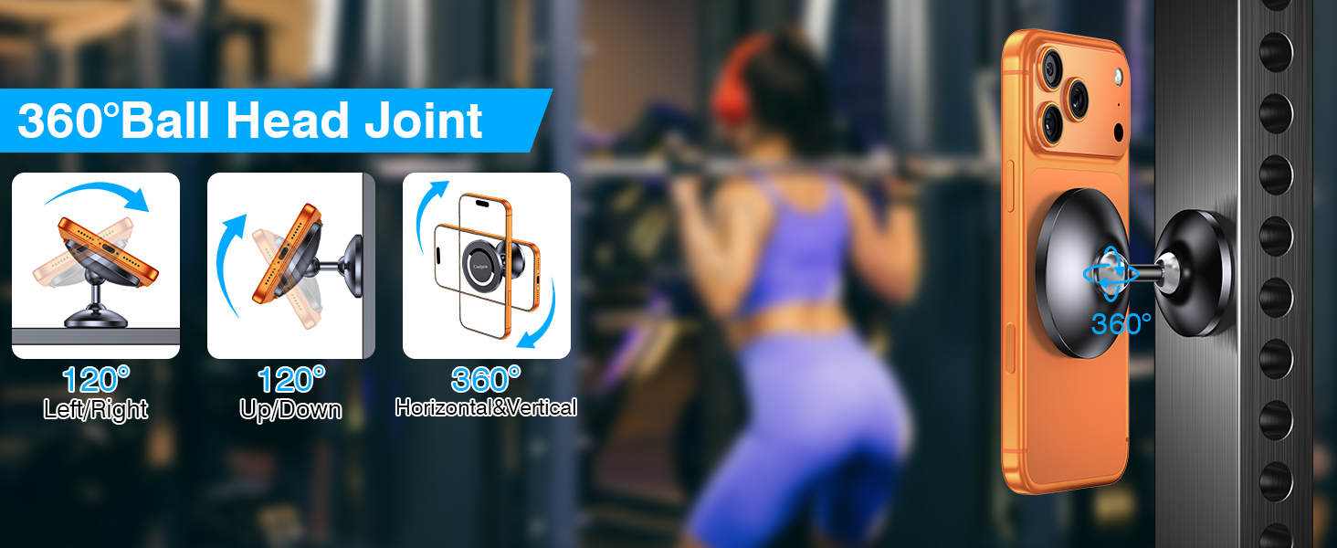 gym magnet holder phone